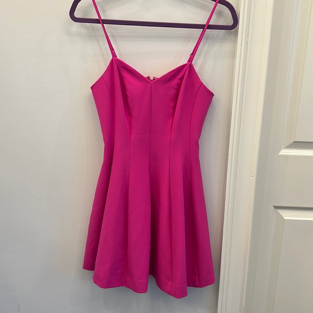 Pink Bebe Dress with pockets